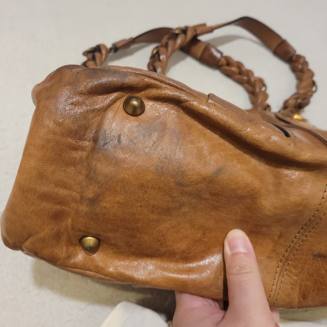 끌로에 가죽 핸드백 상품이미지7