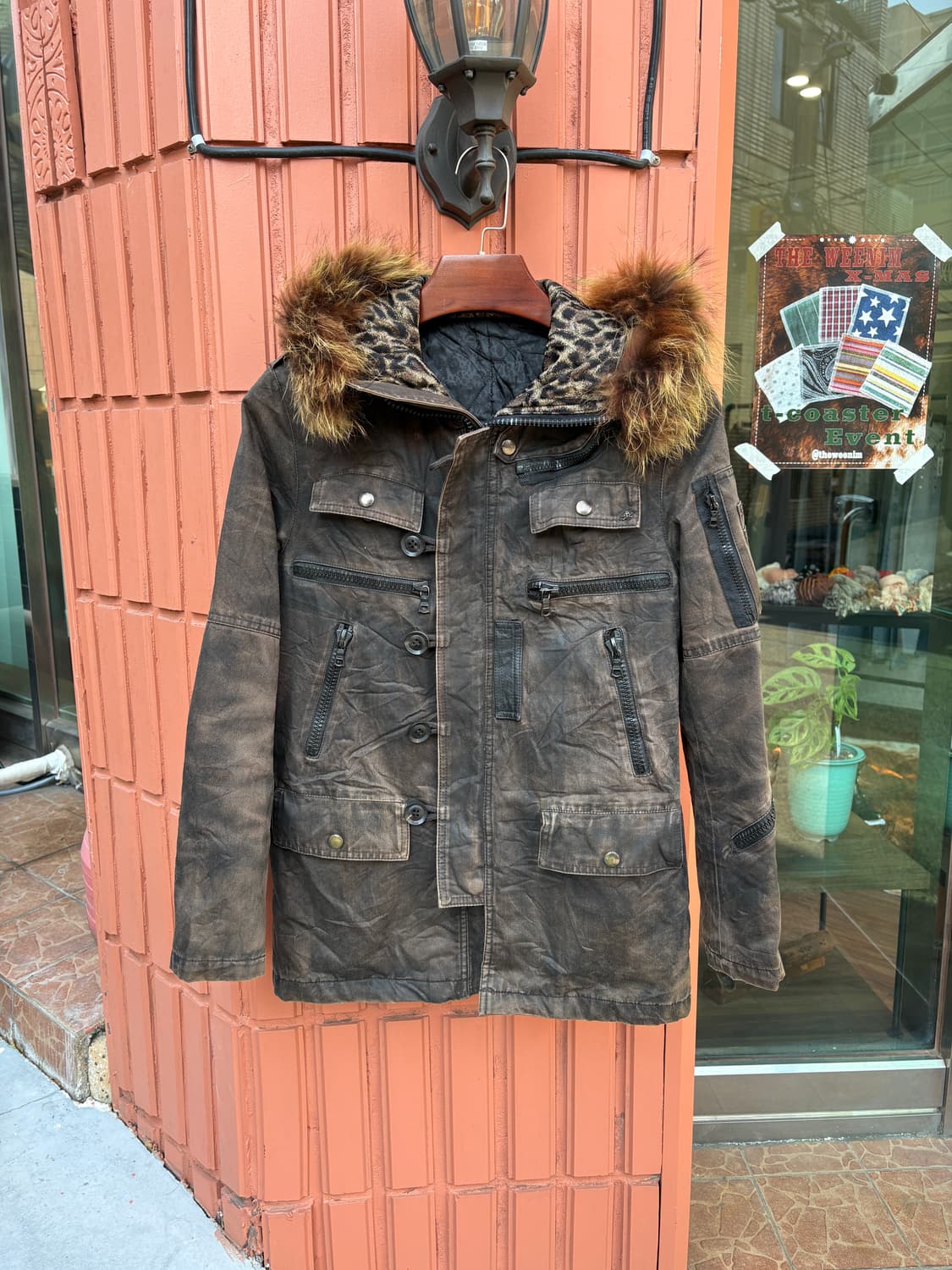 Roen 라쿤 퍼 자켓 상품이미지1