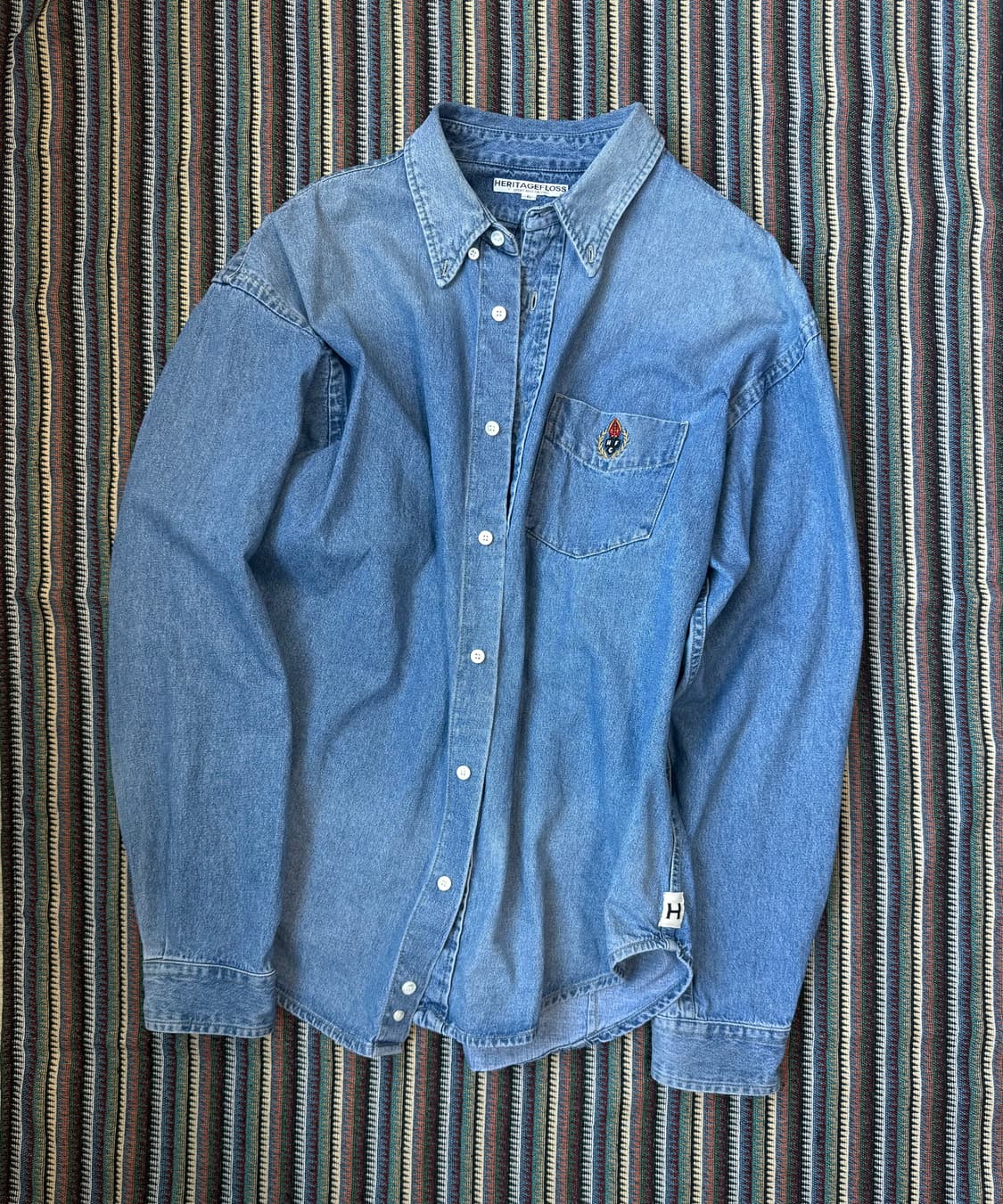 헤리티지플로스 데님 셔츠 상품이미지2