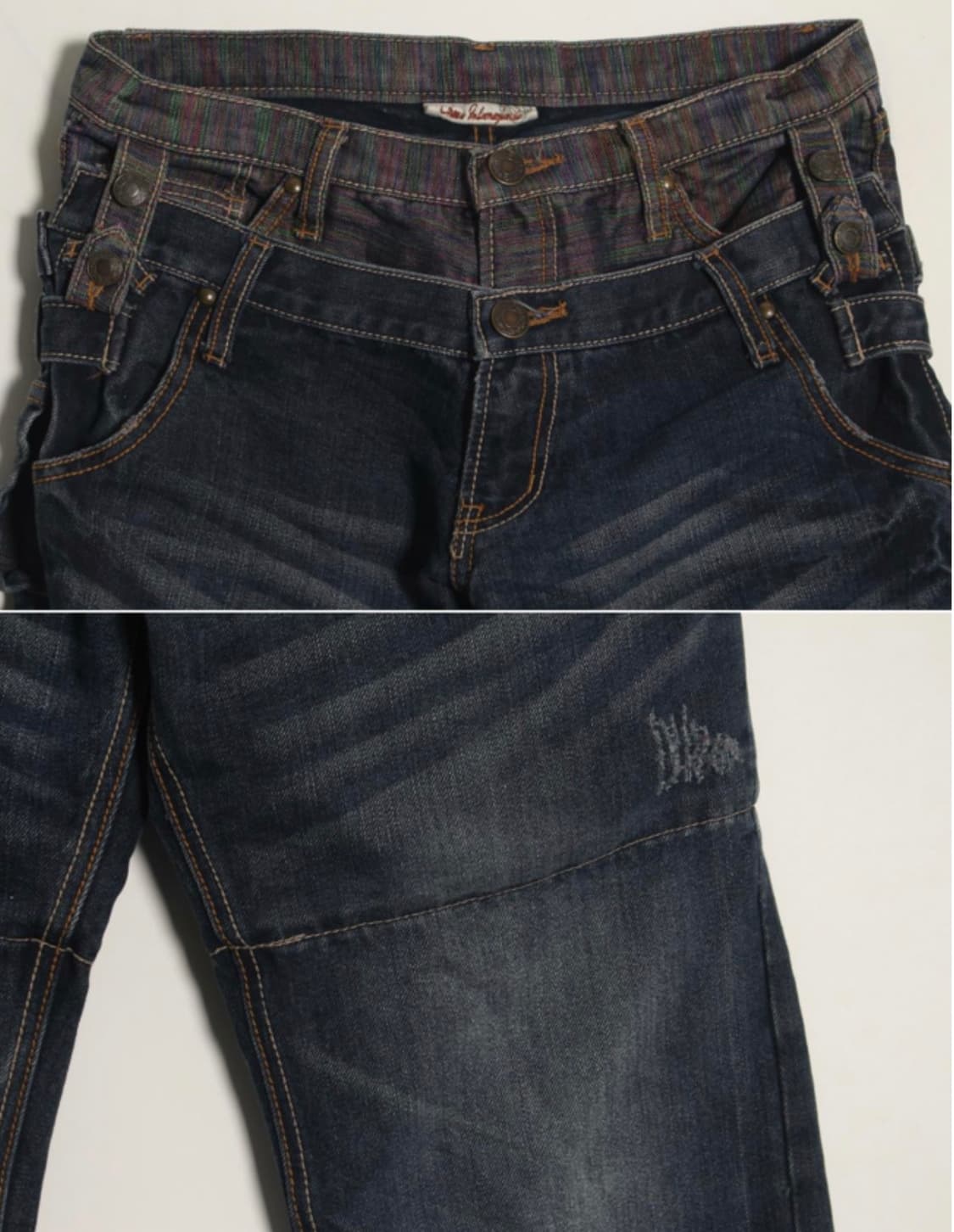 double waist denim pants 상품이미지2