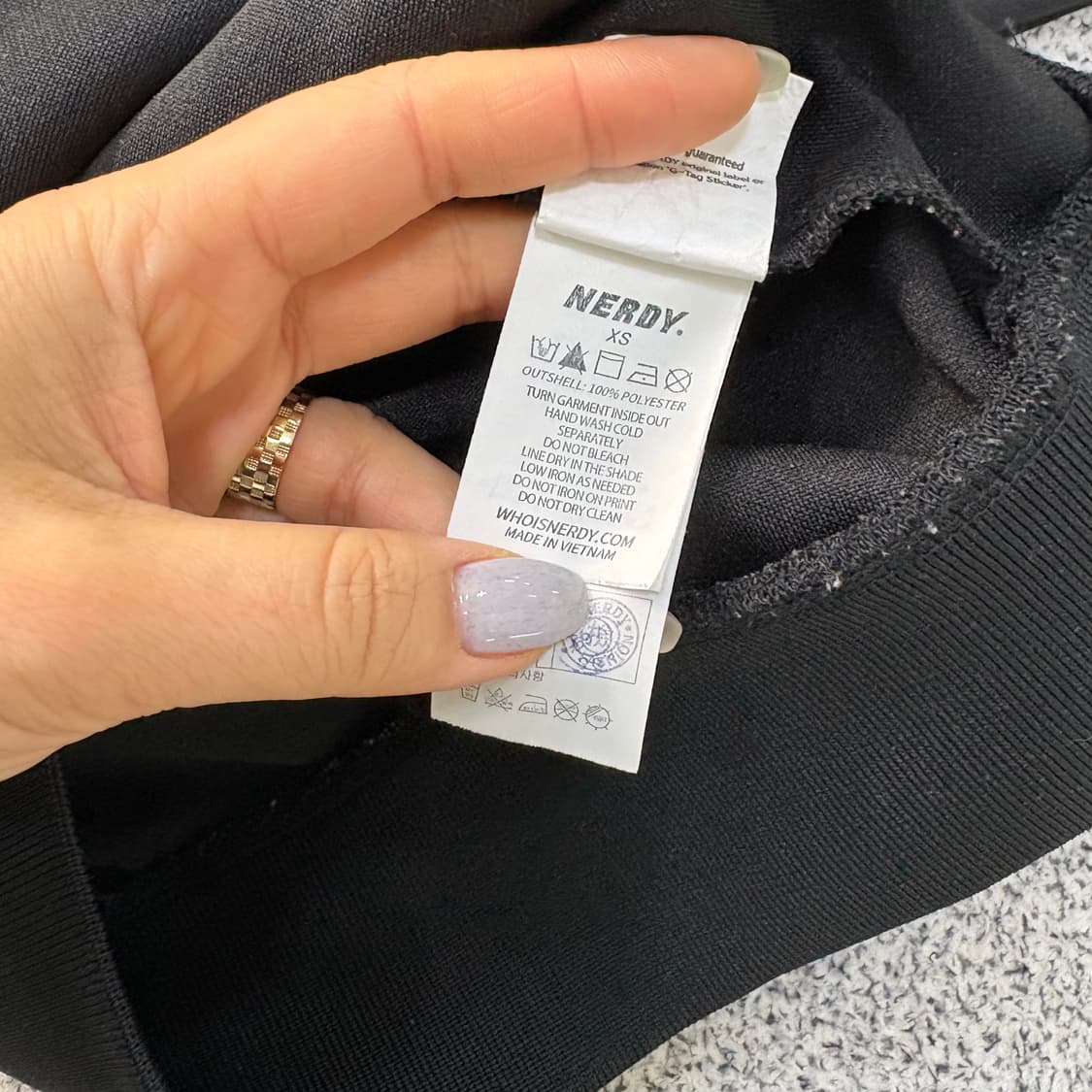 XS 널디 트랙 집업 저지 자켓 0309J 상품이미지4