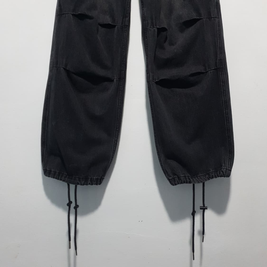 아웃스탠딩 신형 23FW M65 와이드 흑청 데님 카고 팬츠 블랙 1 상품이미지3