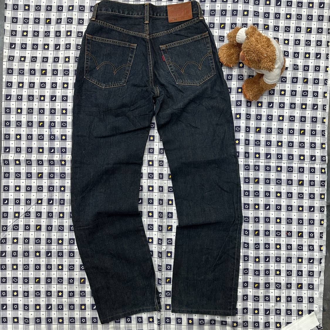 에드윈 503 28*33 진청 워싱 데님 일자핏 팬츠  상품이미지2