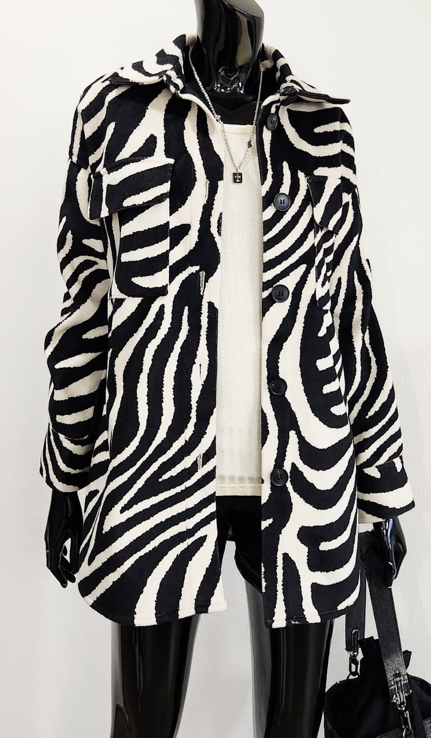 지브라 셔츠형 자켓  상품이미지2