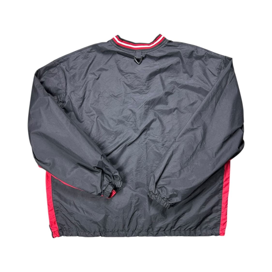 XL) 할로웨이 블랙 레드 컬러블록 스포츠 브이넥 풀오버 TM-032 상품이미지2