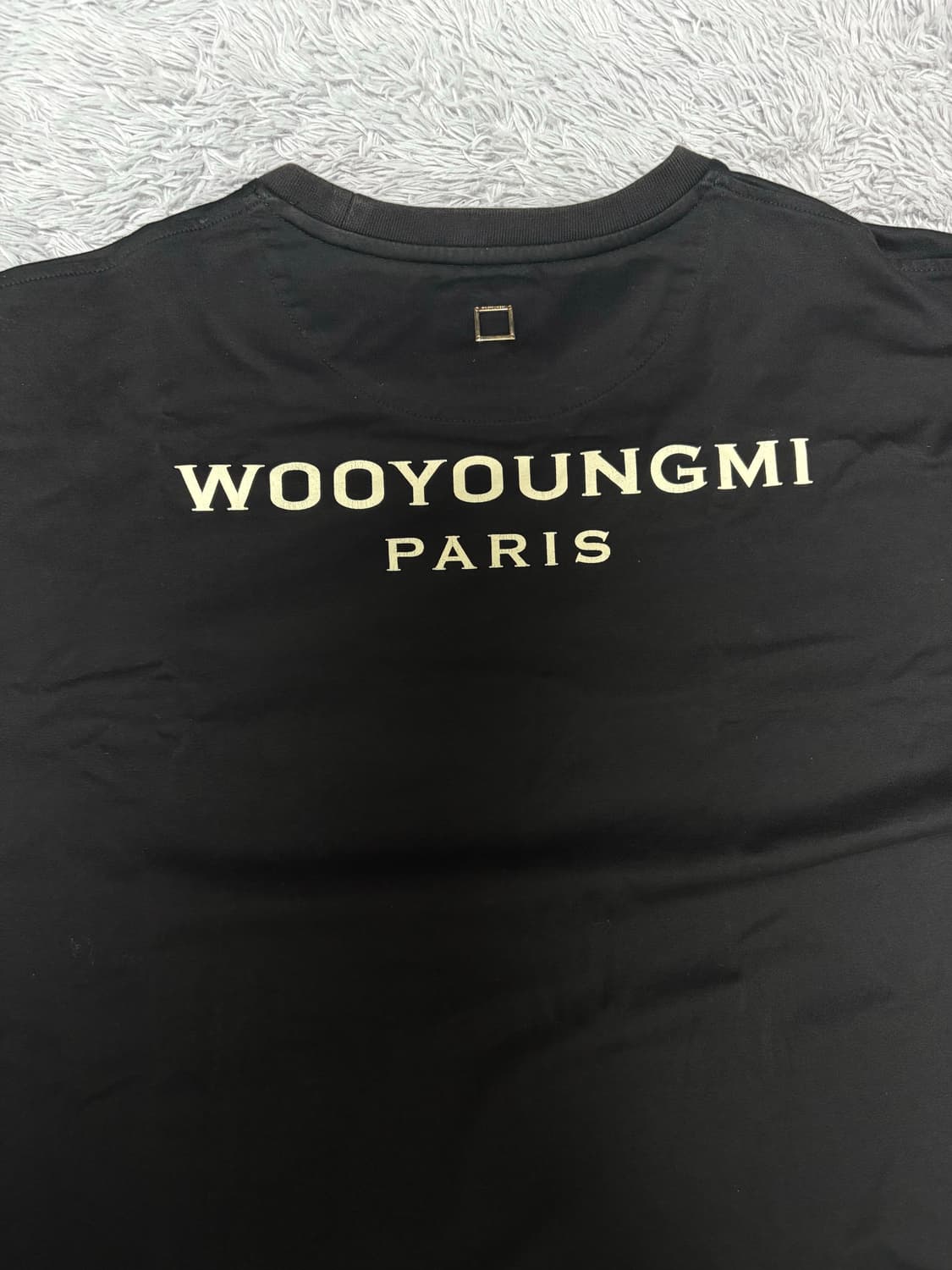 우영미 자수 백로고 반팔티 상품이미지2