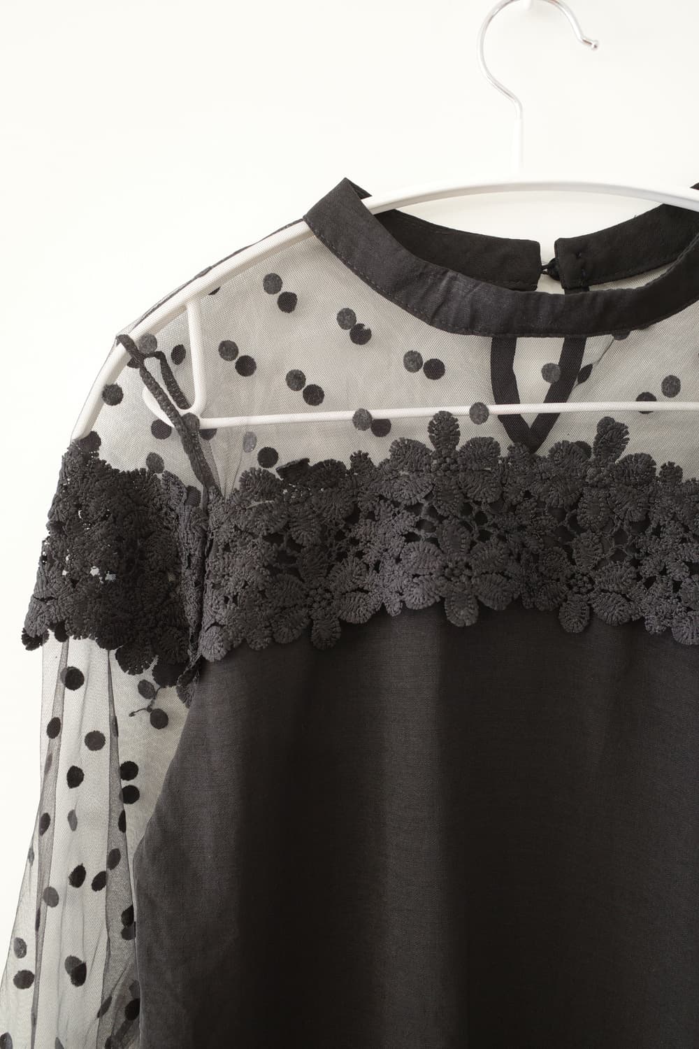 Crochet see-through top  상품이미지7