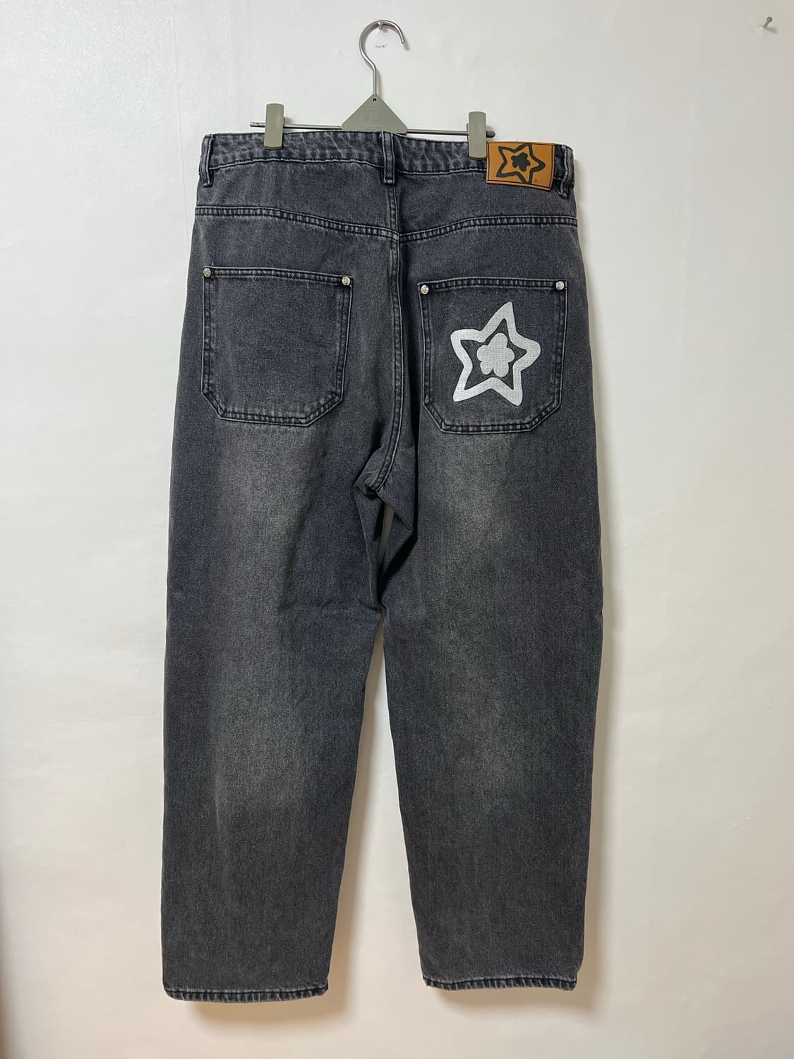 스타팀 워싱 배기 데님 상품이미지2