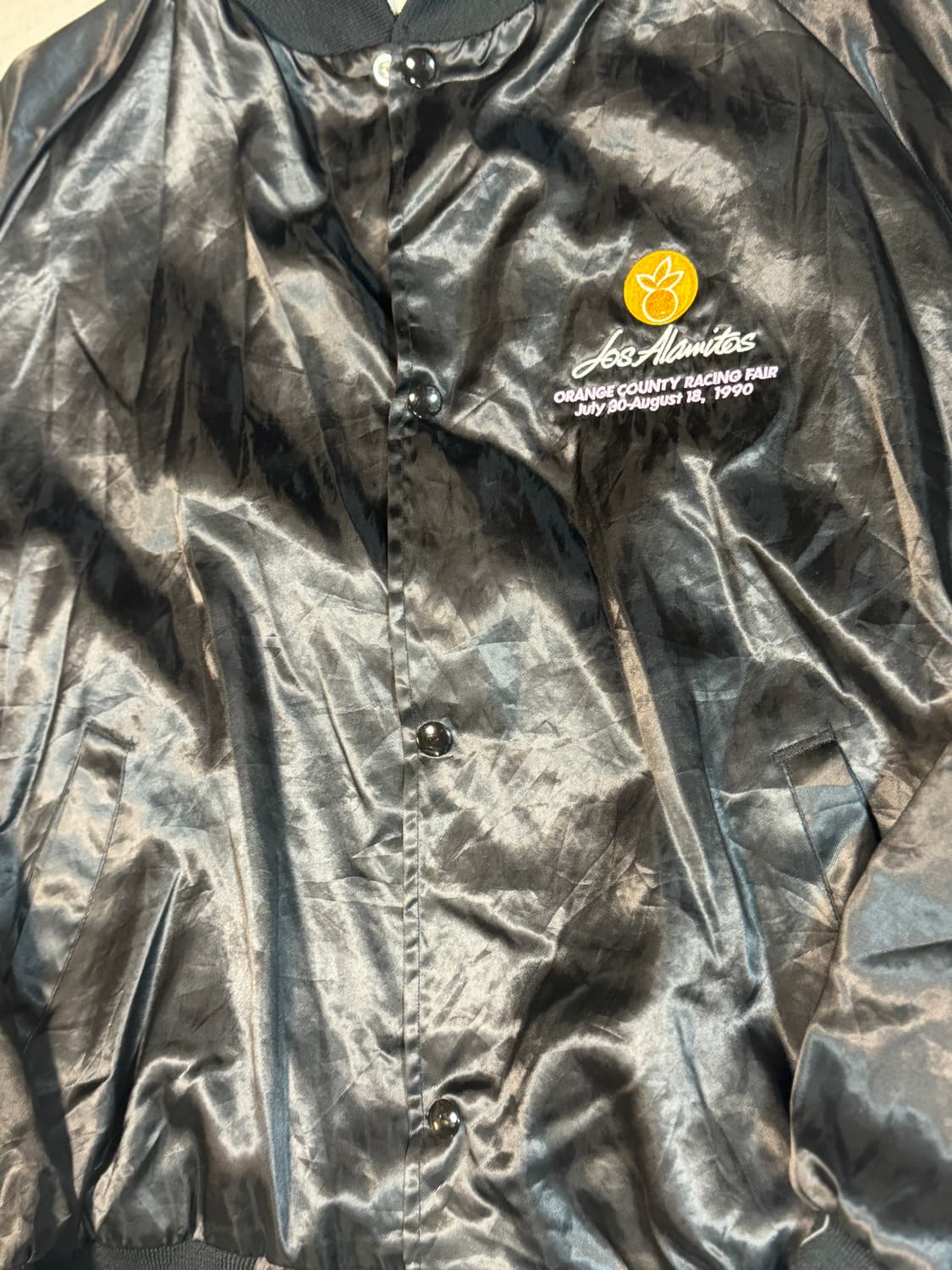 90s lee 리 웨스턴 made in usa 사틴 봄버 블루종 자켓 상품이미지3