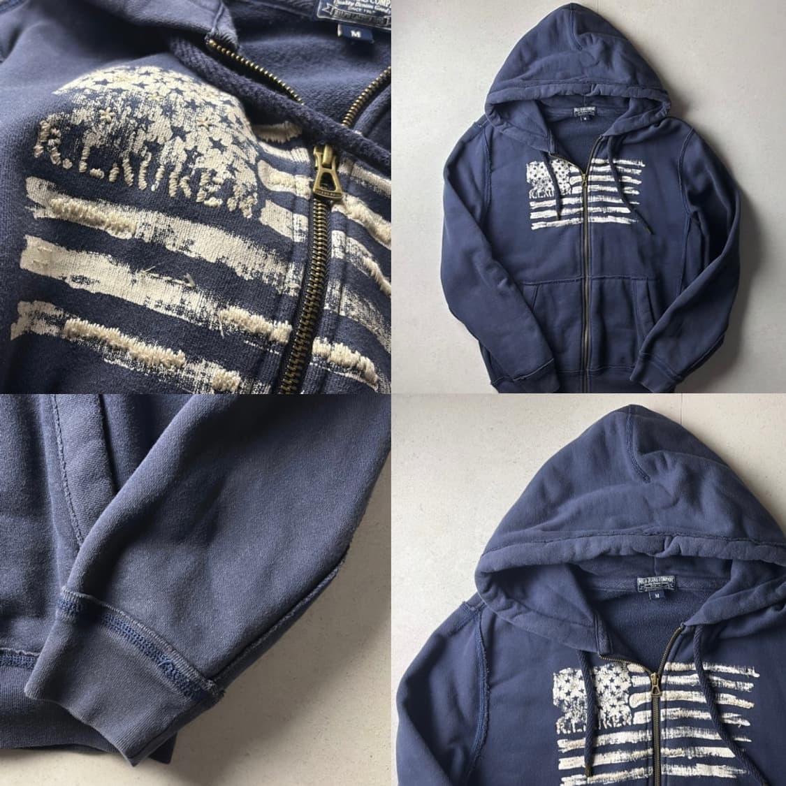 폴로 성조기 후드집업 상품이미지7