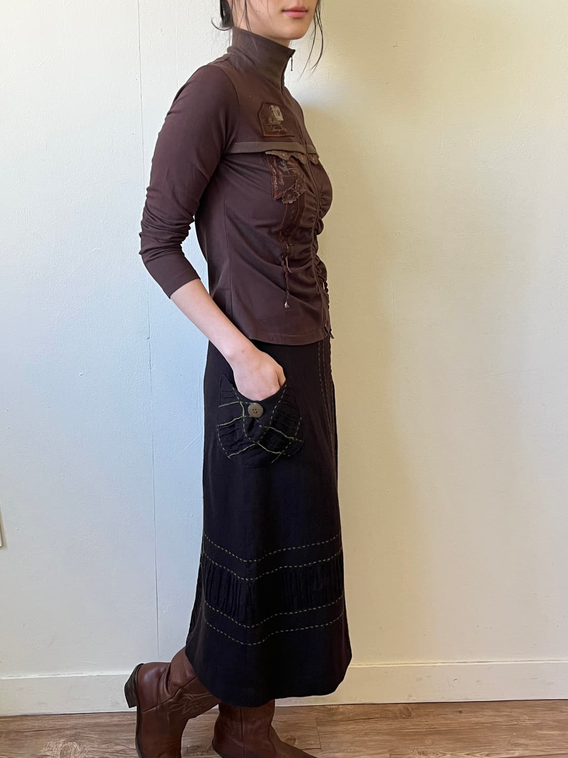 MYS/MC 스티치 스커트 상품이미지7