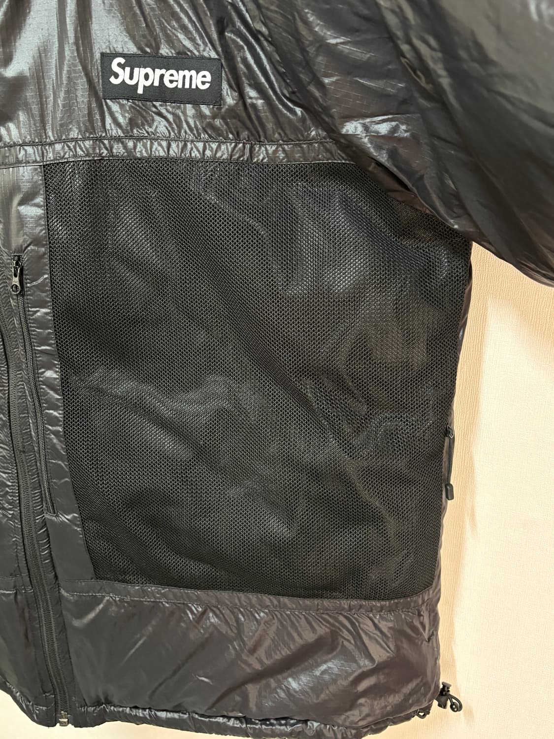 [M] 슈프림 리버시블 페더 웨이트 다운 자켓 블랙 상품이미지9
