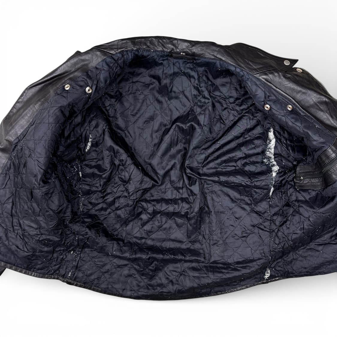 80's 레더 모터사이클 자켓 상품이미지4