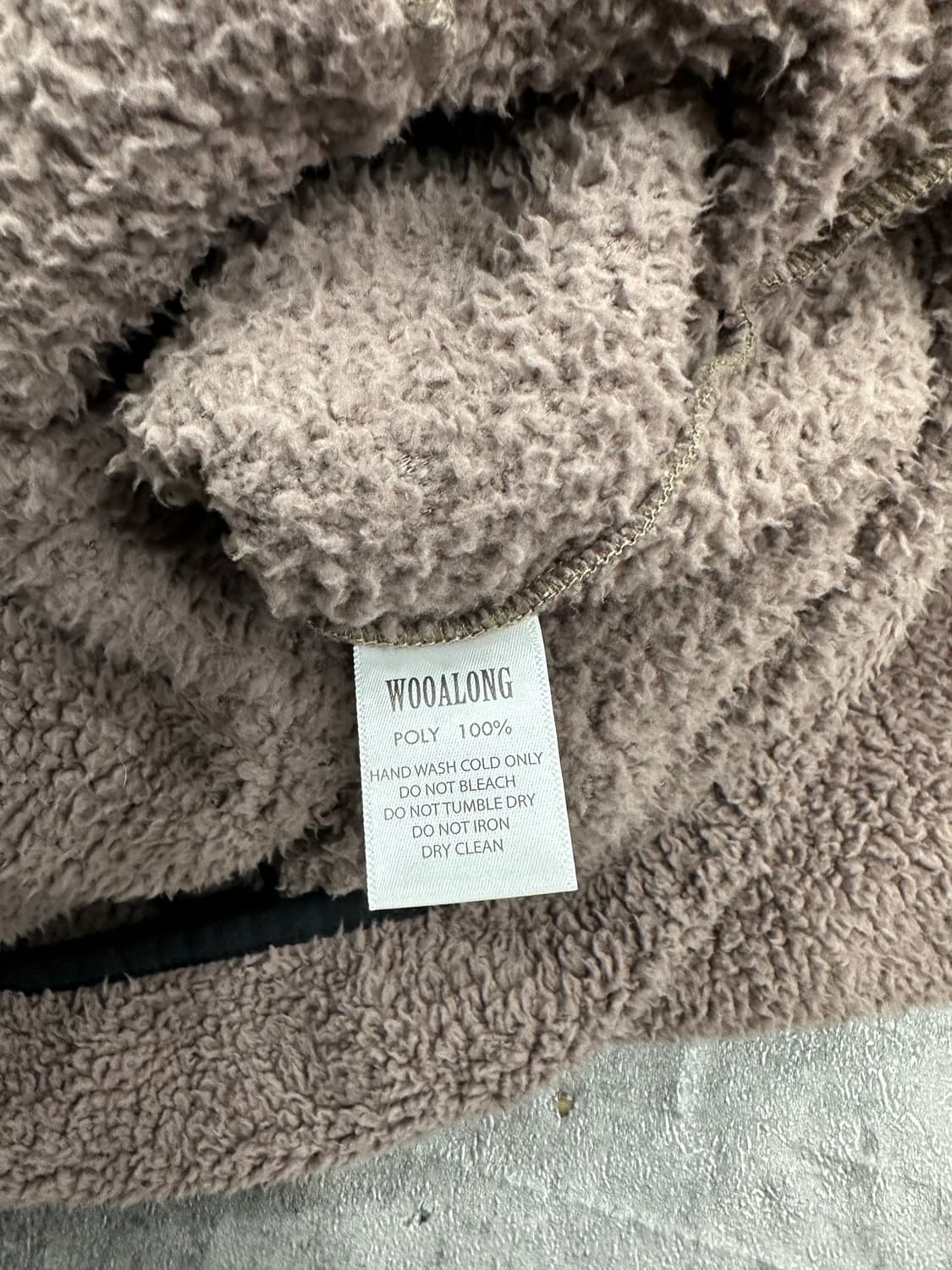 우알롱 플리스 집업 상품이미지4