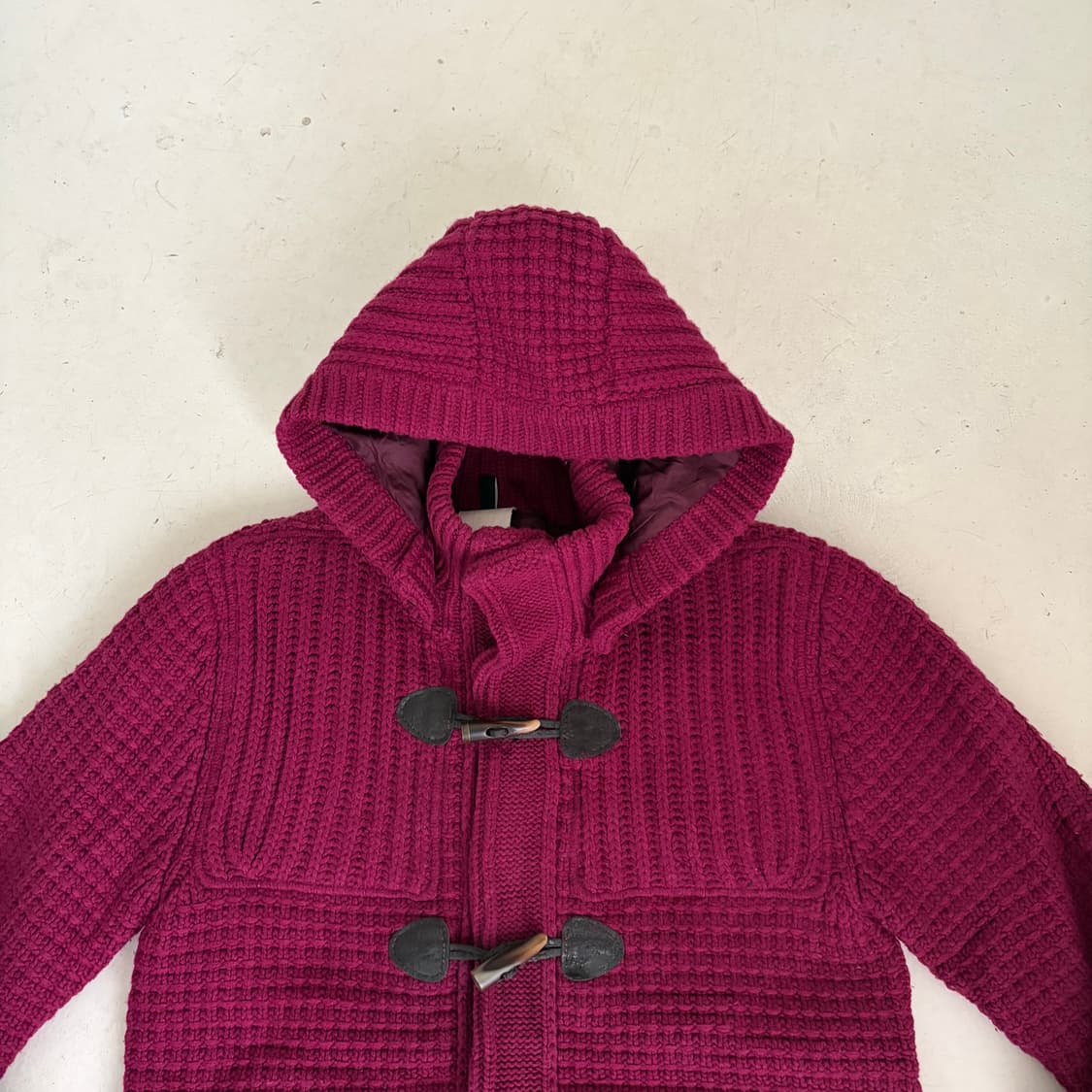 Bark 바크 빈티지 니트 더블코트 S 상품이미지2