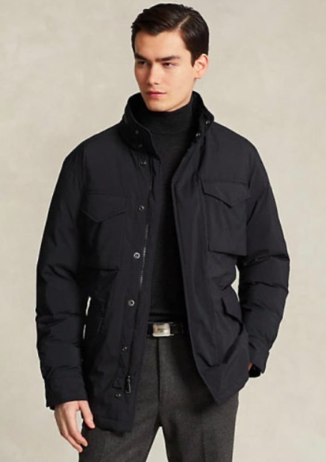 폴로 랄프로렌 필드 다운 자켓 블랙 S 상품이미지1