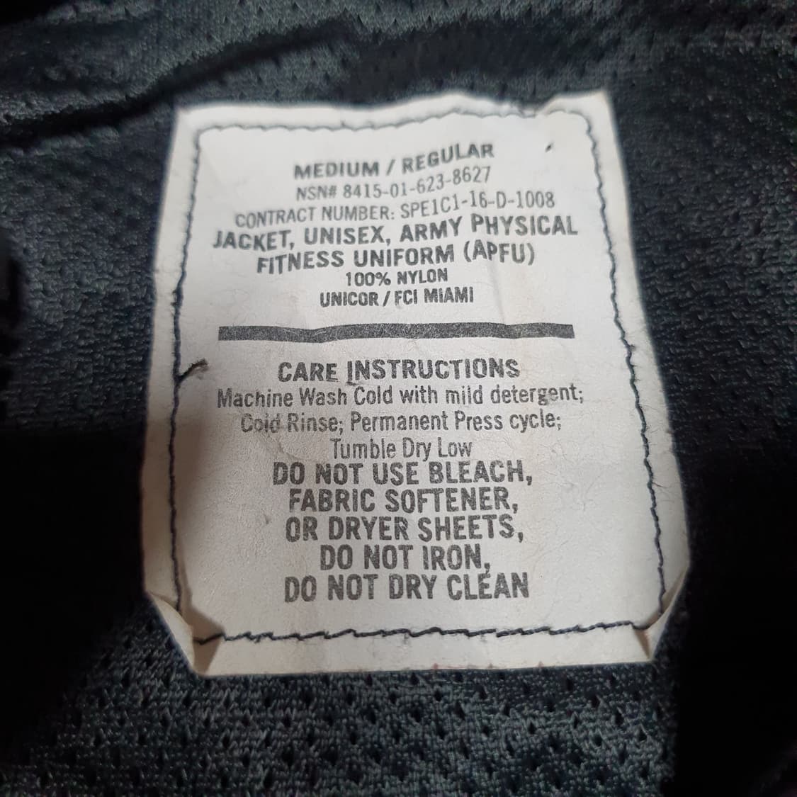 ✨ (바배) U.S.A ARMY APFU 미군 바람막이 자켓  상품이미지3