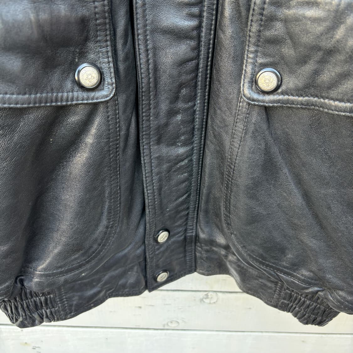 Vintage 빈티지 레더 가죽 자켓 상품이미지5