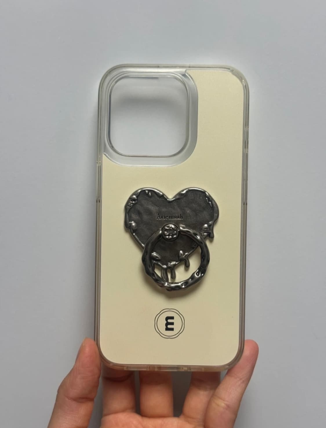 강민경 케이스 아비에무아 하트 폰그립톡 상품이미지2