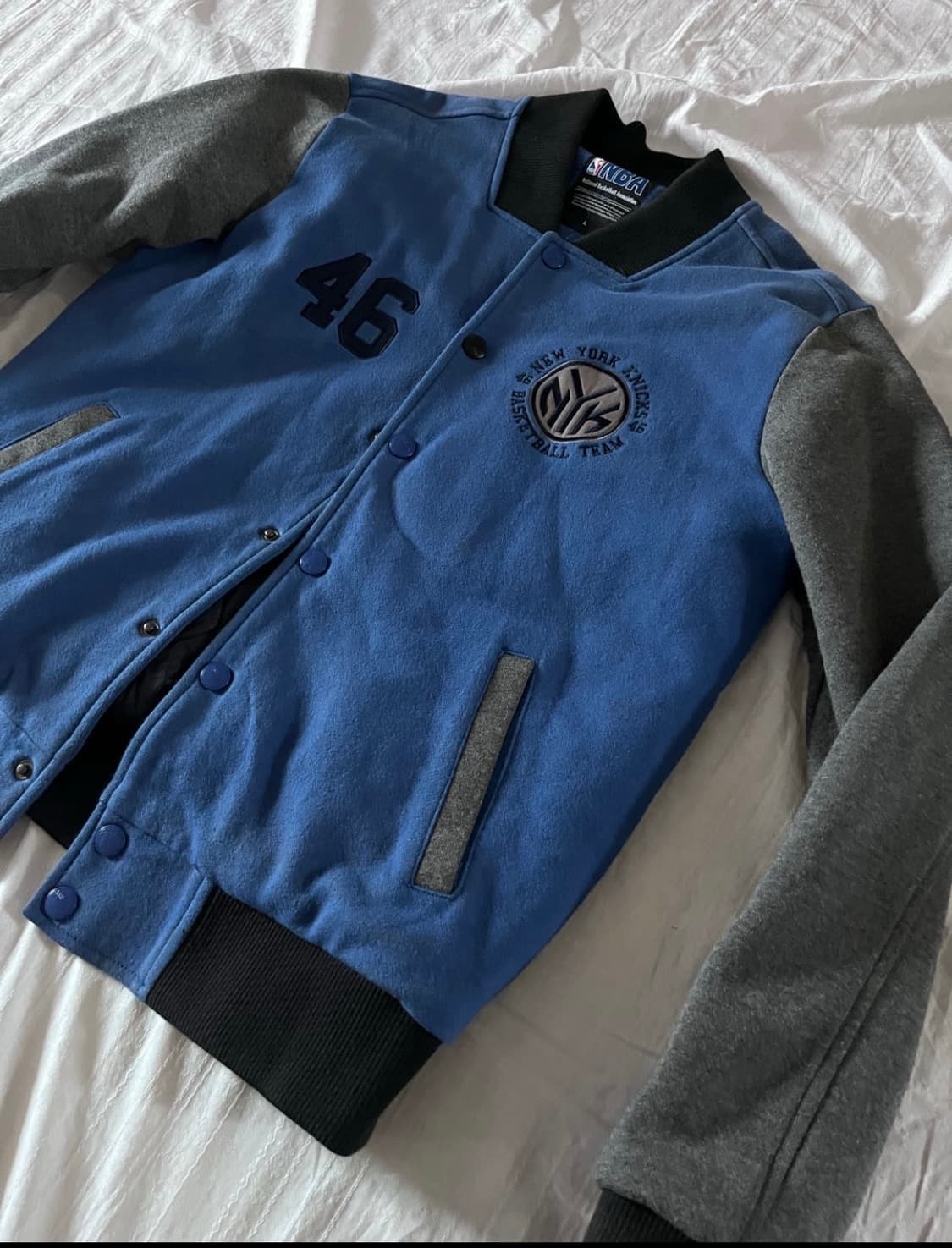 NBA 뉴욕 닉스 스타디움 바시티 자켓  상품이미지2