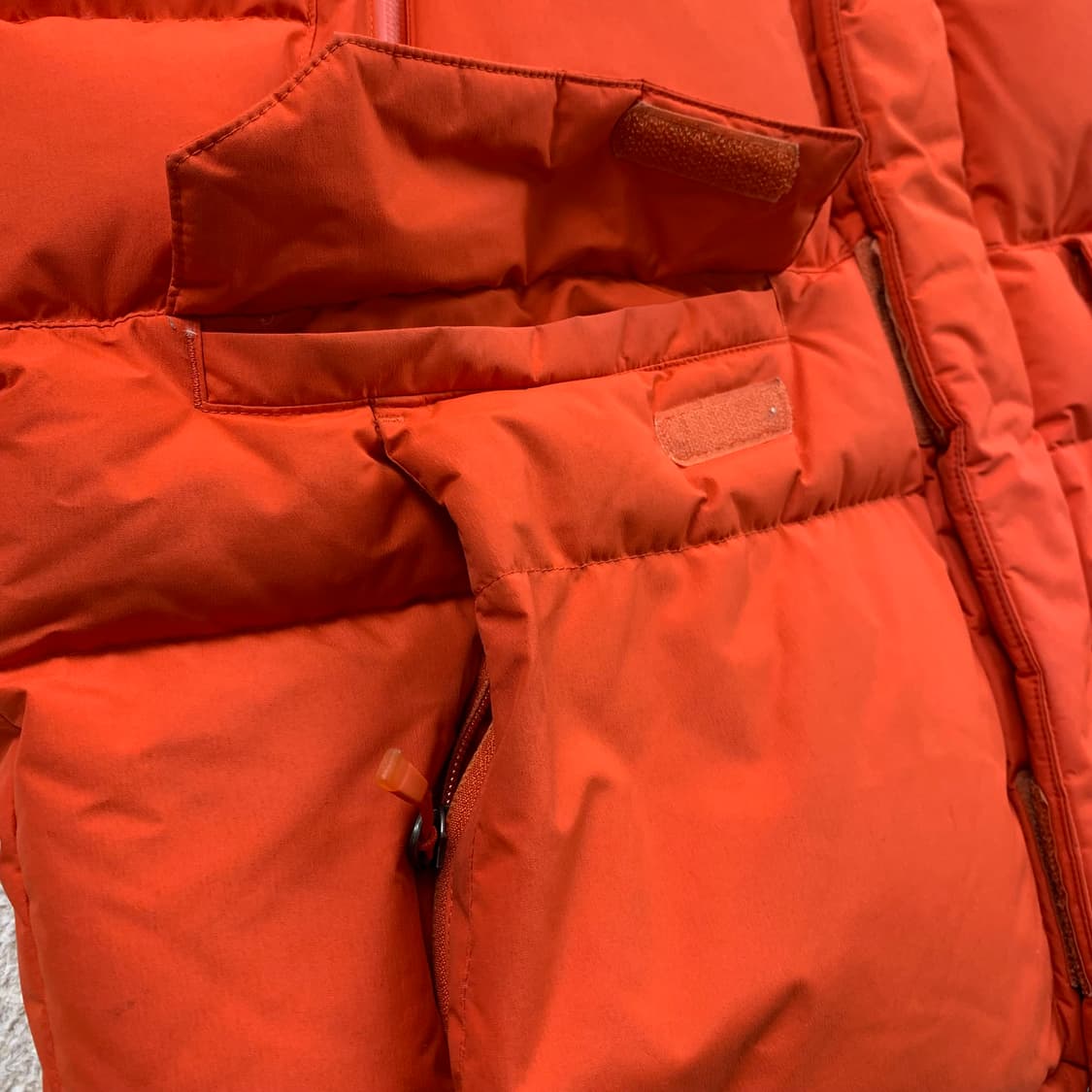 노스페이스 하이벤트 맥머도 구스다운 패딩 파카 오렌지 상품이미지4