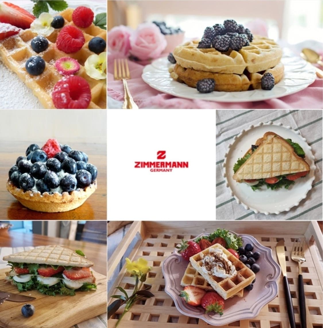 레드 색상의 리짐머만 크로플 와플 메이커입니다. 크로플 뿐만 아니라 샌드 상품이미지6