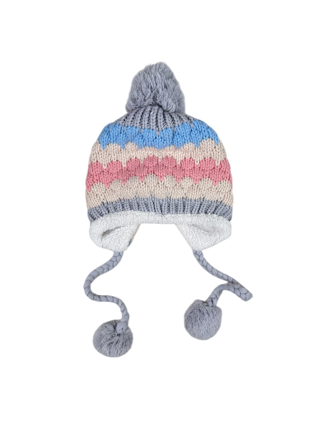 빈티지 이어머프 폼폼 비니 상품이미지3