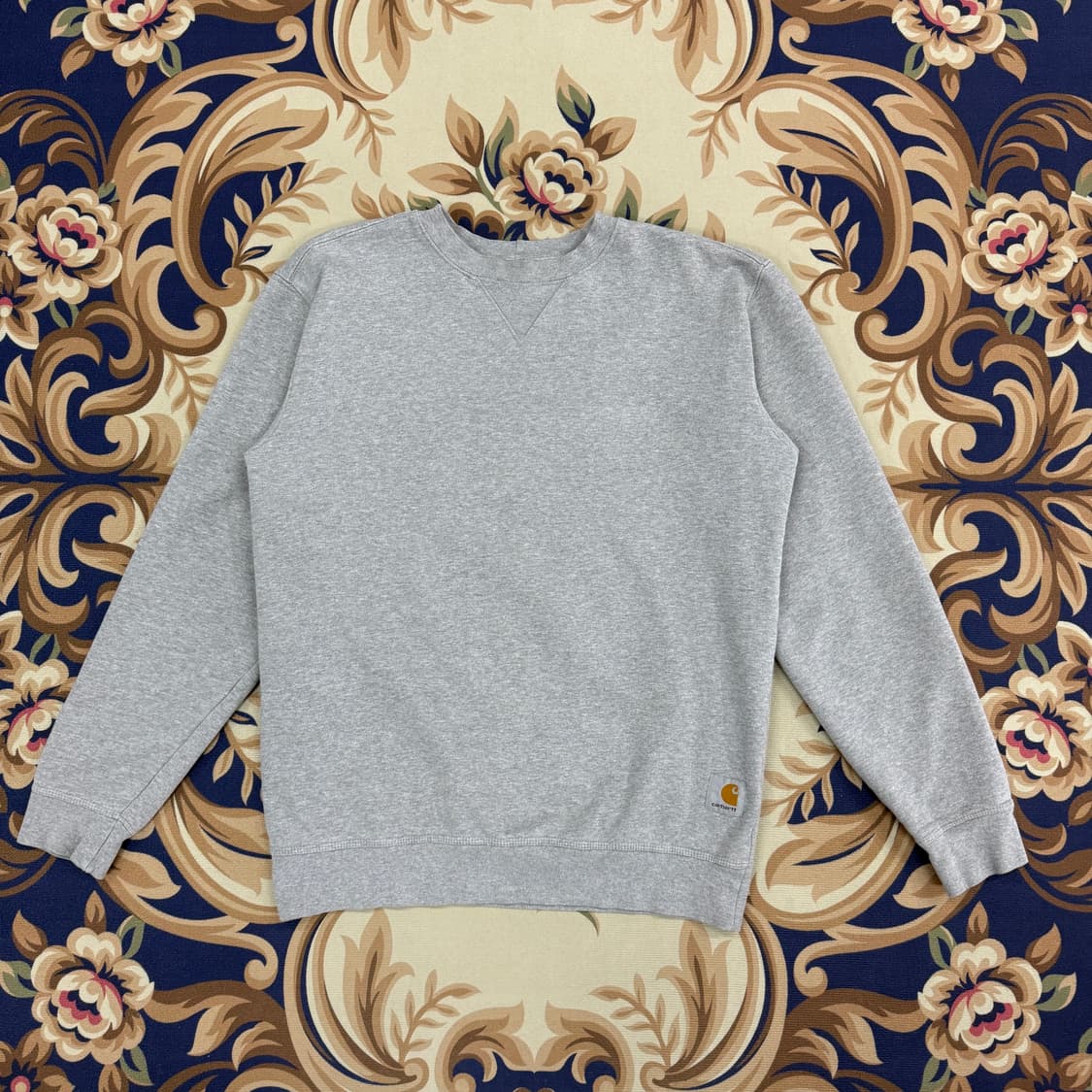 (S)칼하트 Carhartt 베이직로고 맨투맨(그레이) 상품이미지1