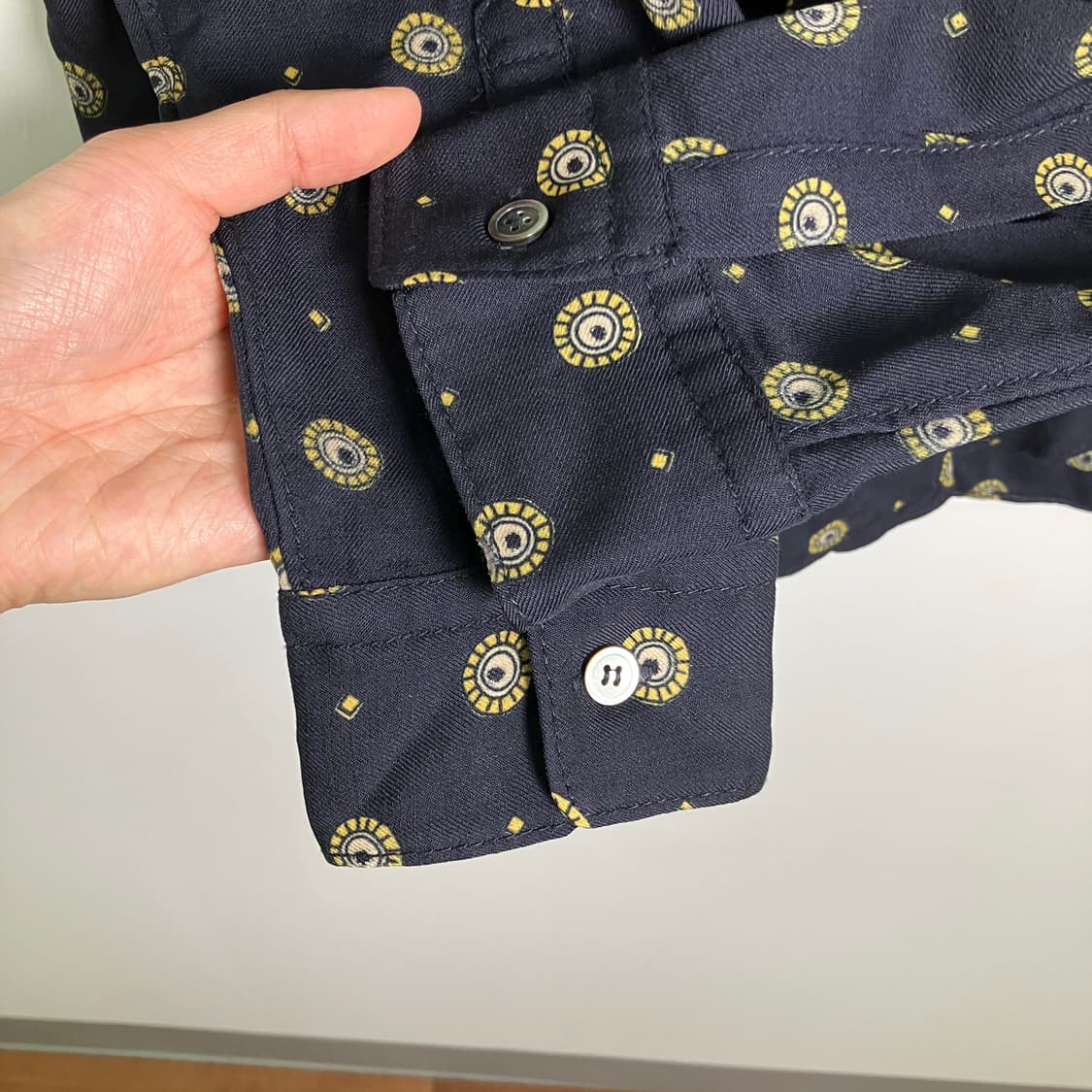 꼼데가르송 옴므 패턴 셔츠 L 상품이미지8