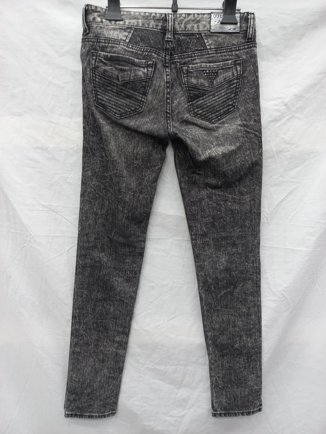 Guess 스키니진 그레이 워싱 허리둘레 25 상품이미지3