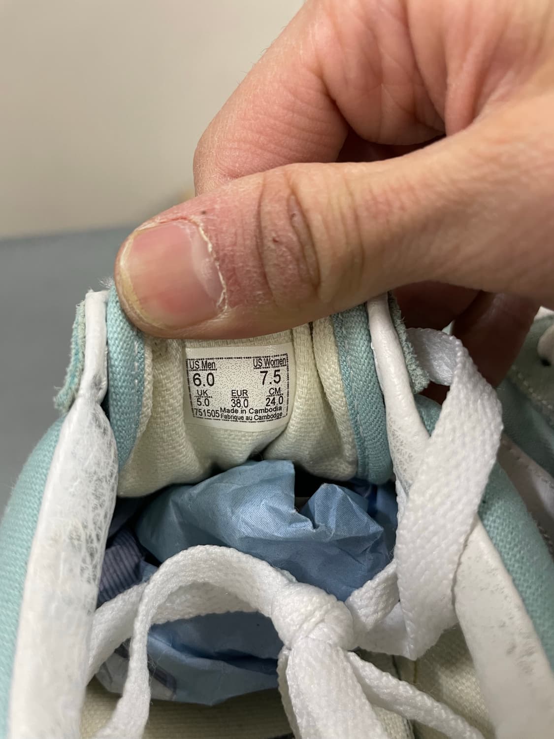 반스 올드스쿨 컬러 띠어리 민트 240 상품이미지9