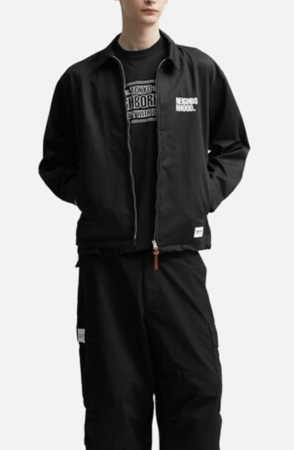 새상품) 네이버후드 zip 워크자켓 S 상품이미지3