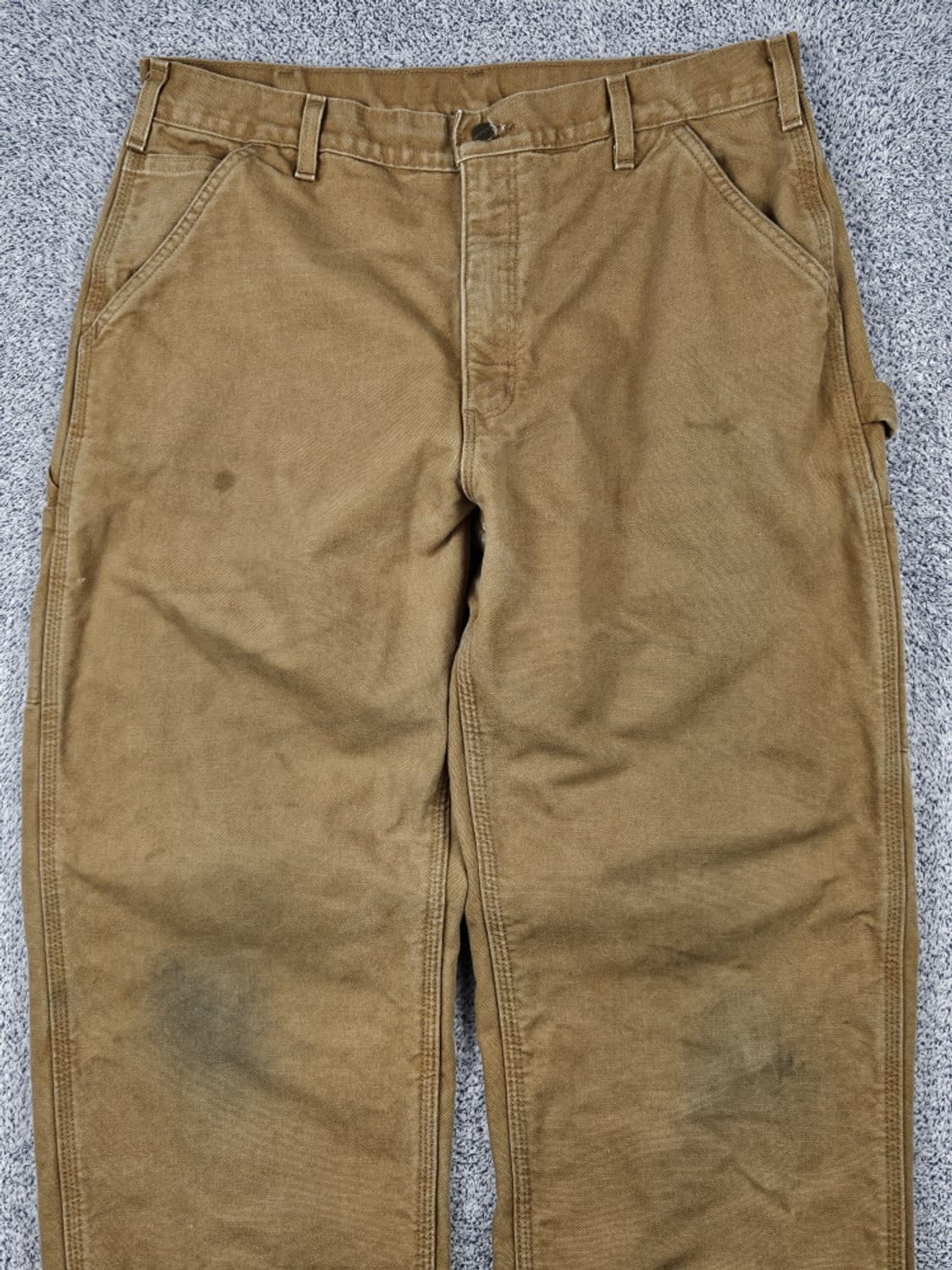 칼하트 헤비 플란넬 카펜터 캔버스 워크 팬츠 (36X32) / 10308 상품이미지6