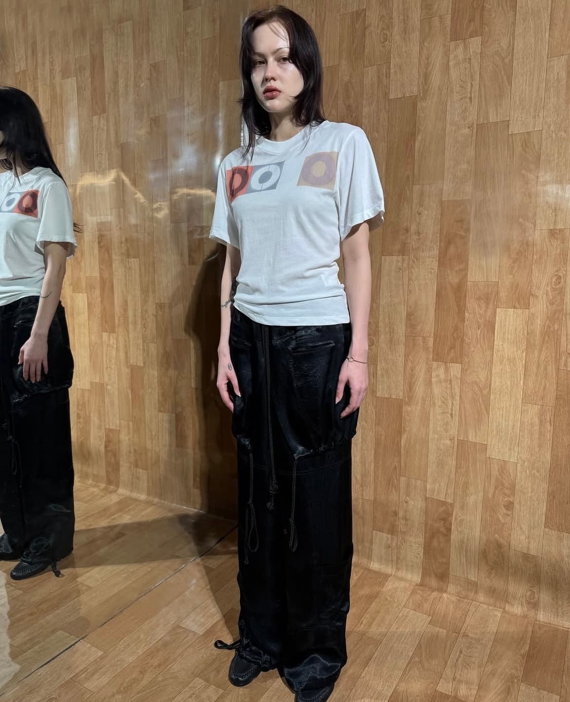 Satin Layered Trousers 오들리워크샵 팬츠 상품이미지3