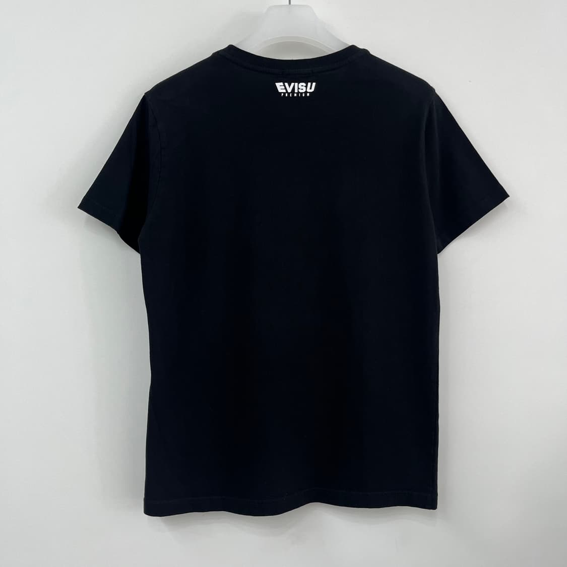 EVISU 에비수 아트웍 블랙 반팔 티셔츠 상품이미지3