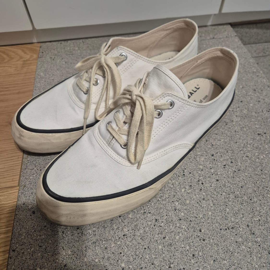 캐치볼 캔버스 스니커즈 화이트 280mm 상품이미지1