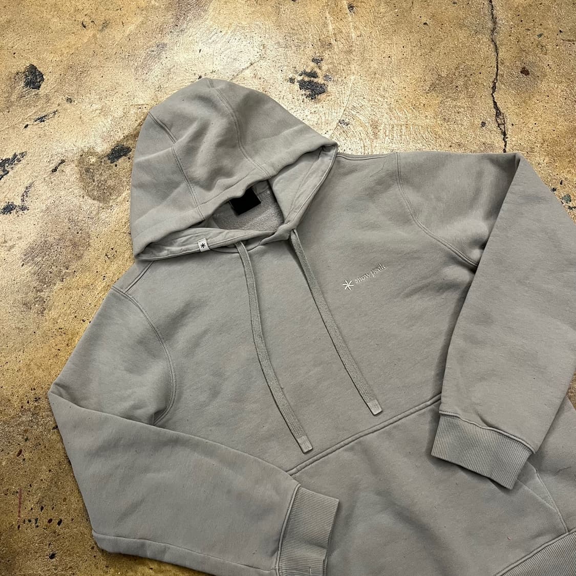 [정품/90] 스노우피크 후드티 그레이 b14 상품이미지1