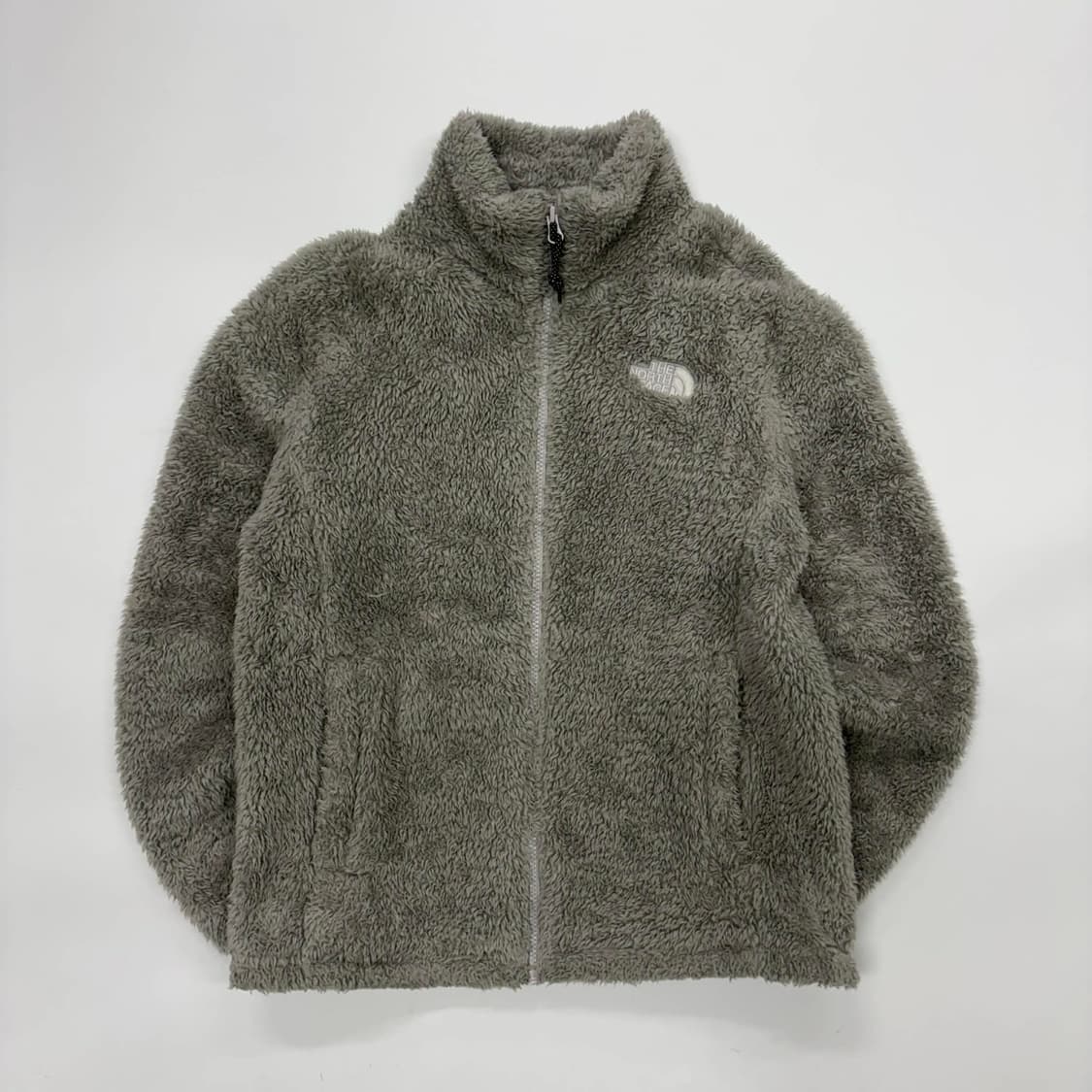 노스페이스 그레이 걸즈 플리스 자켓 쉐르파 후리스(XS) 상품이미지2