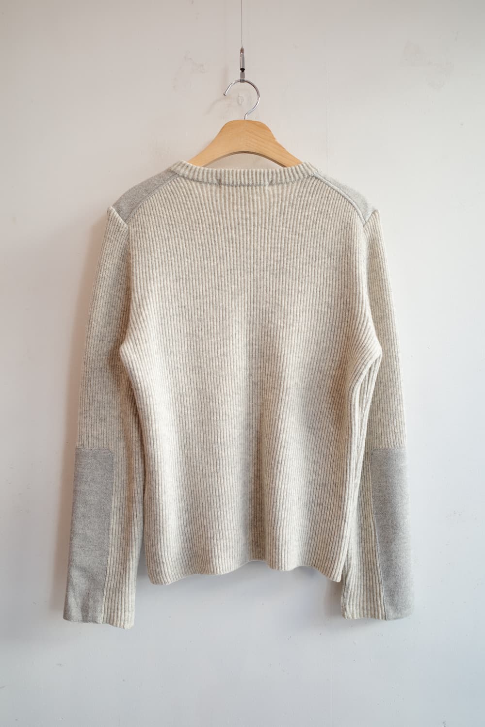 GALERIE VIE 투포켓 울 집업 니트  상품이미지6