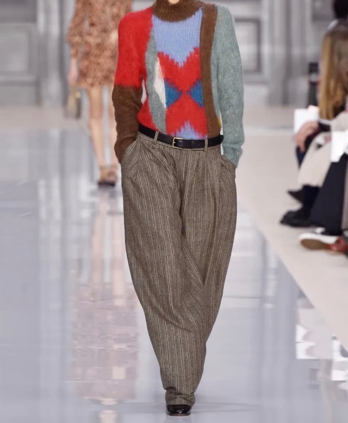 Chloe stripe wool trouser pants 상품이미지1