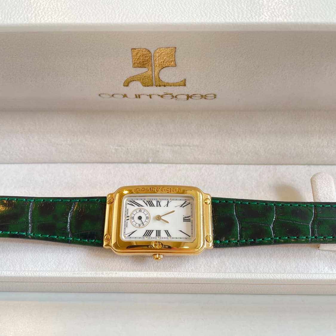 Courreges 꾸레쥬 rectangular 여성 시계 상품이미지3