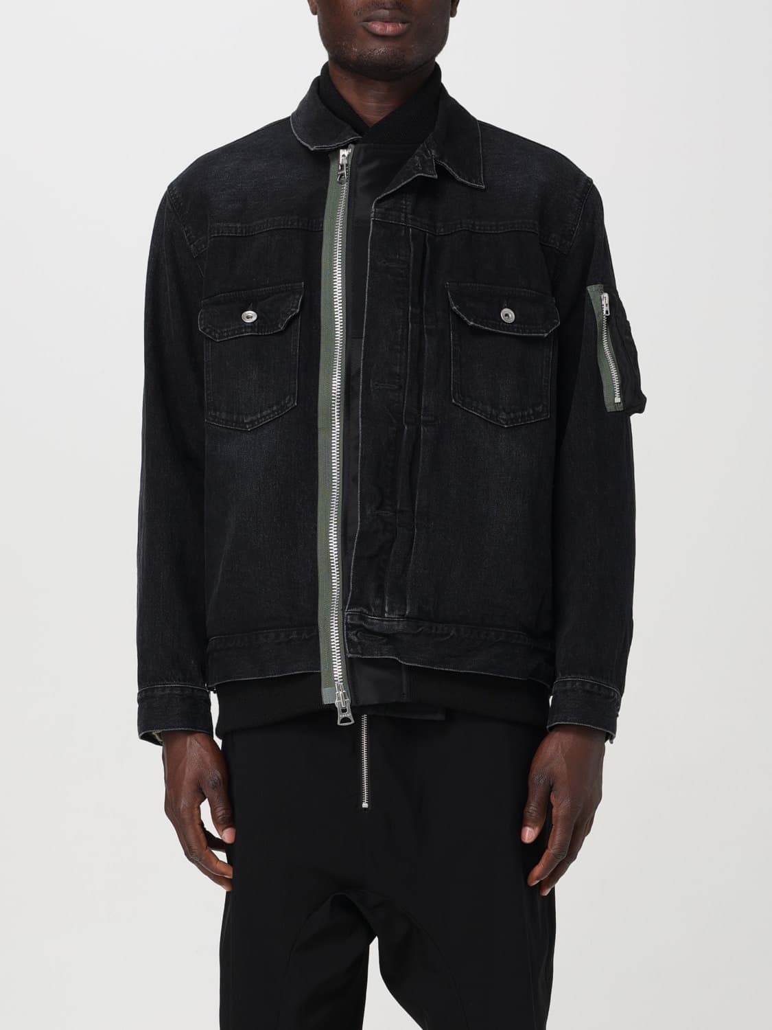 사카이 레이어드 봄버 자켓 Size1 상품이미지3