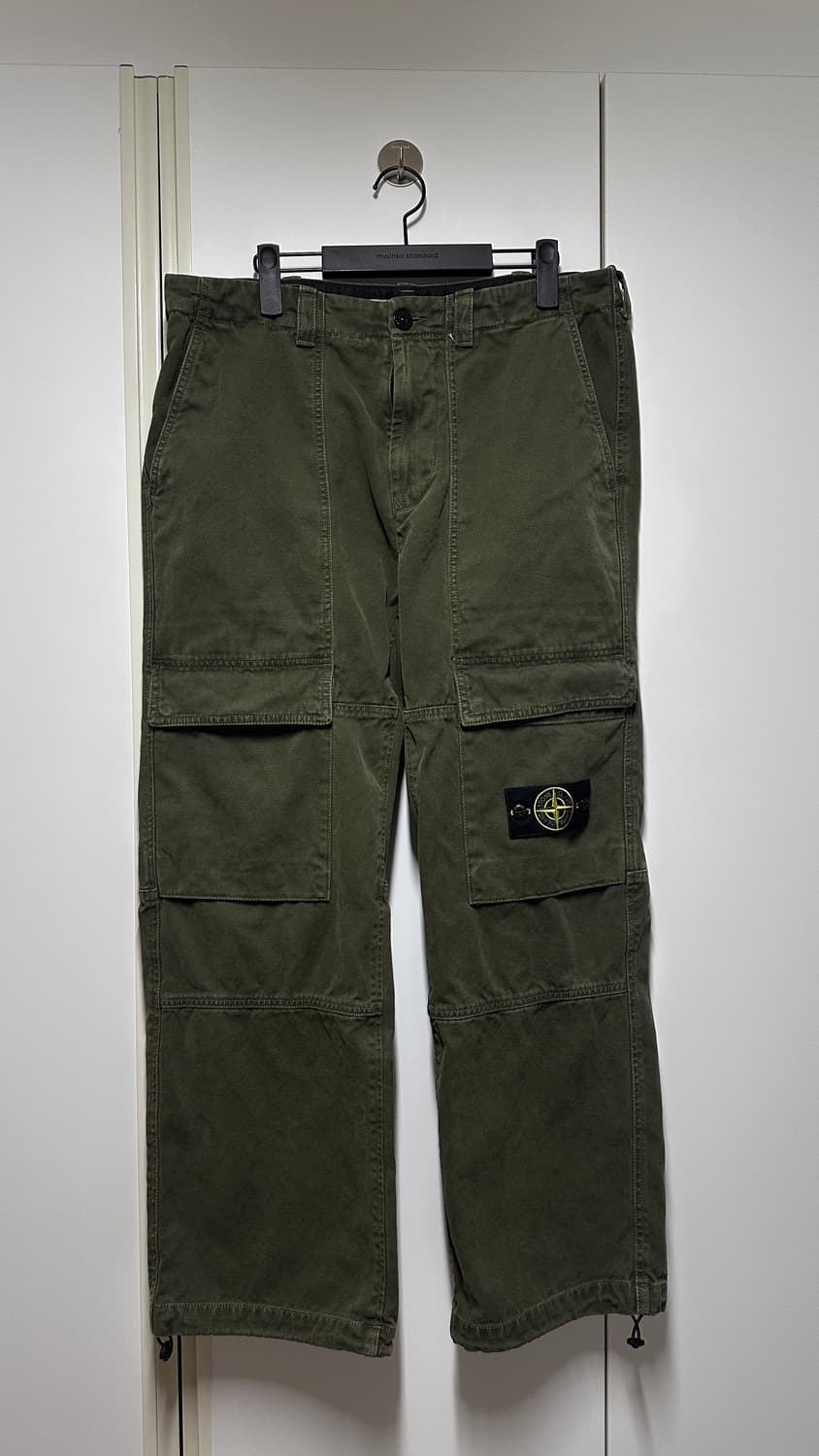 스톤아일랜드 파나마코튼 카고 팬츠 올리브(34) 상품이미지4
