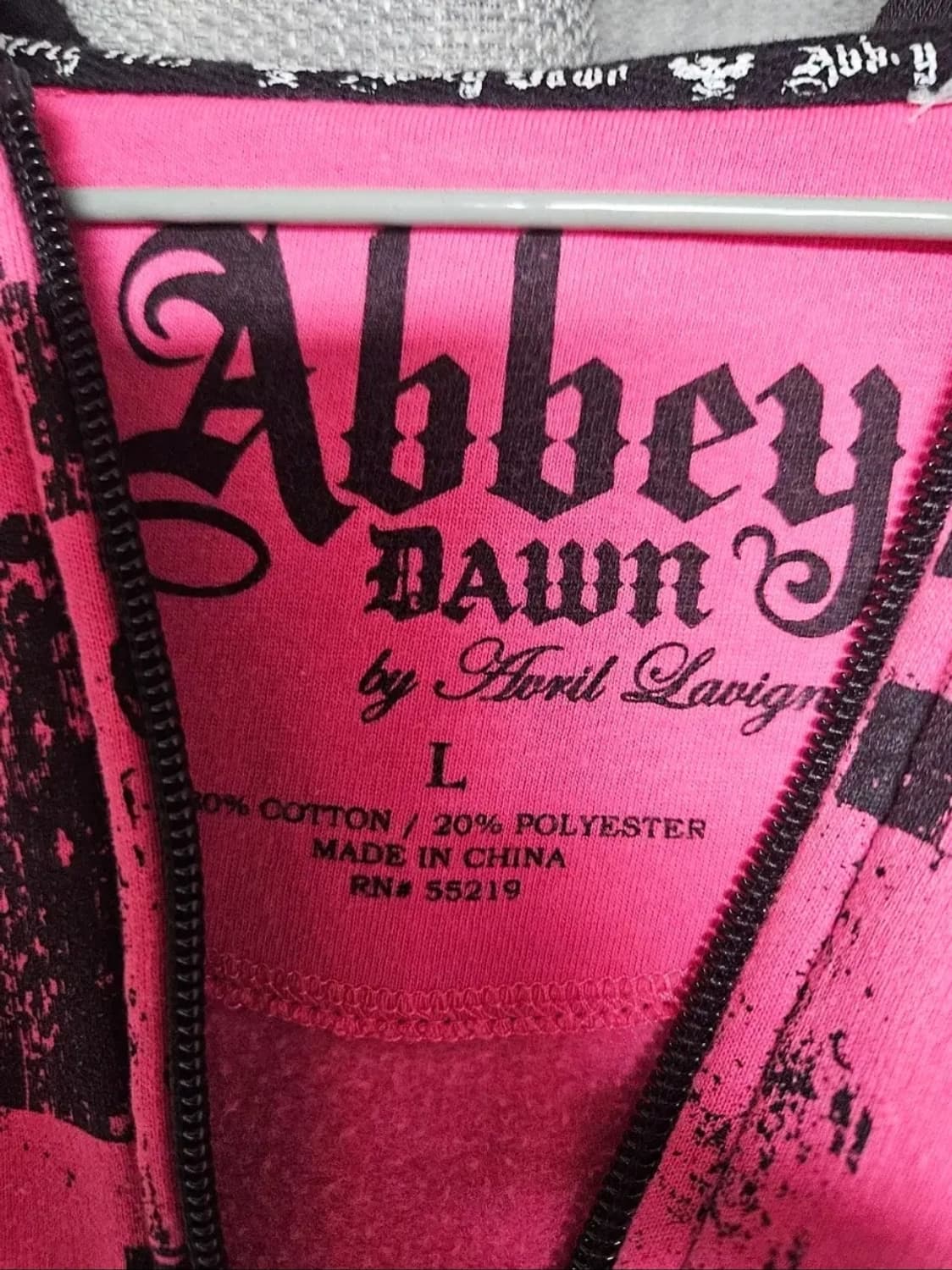 Abbey dawn 애비던 핫핑크 이어폰 후드집업 (희귀매물) 상품이미지2