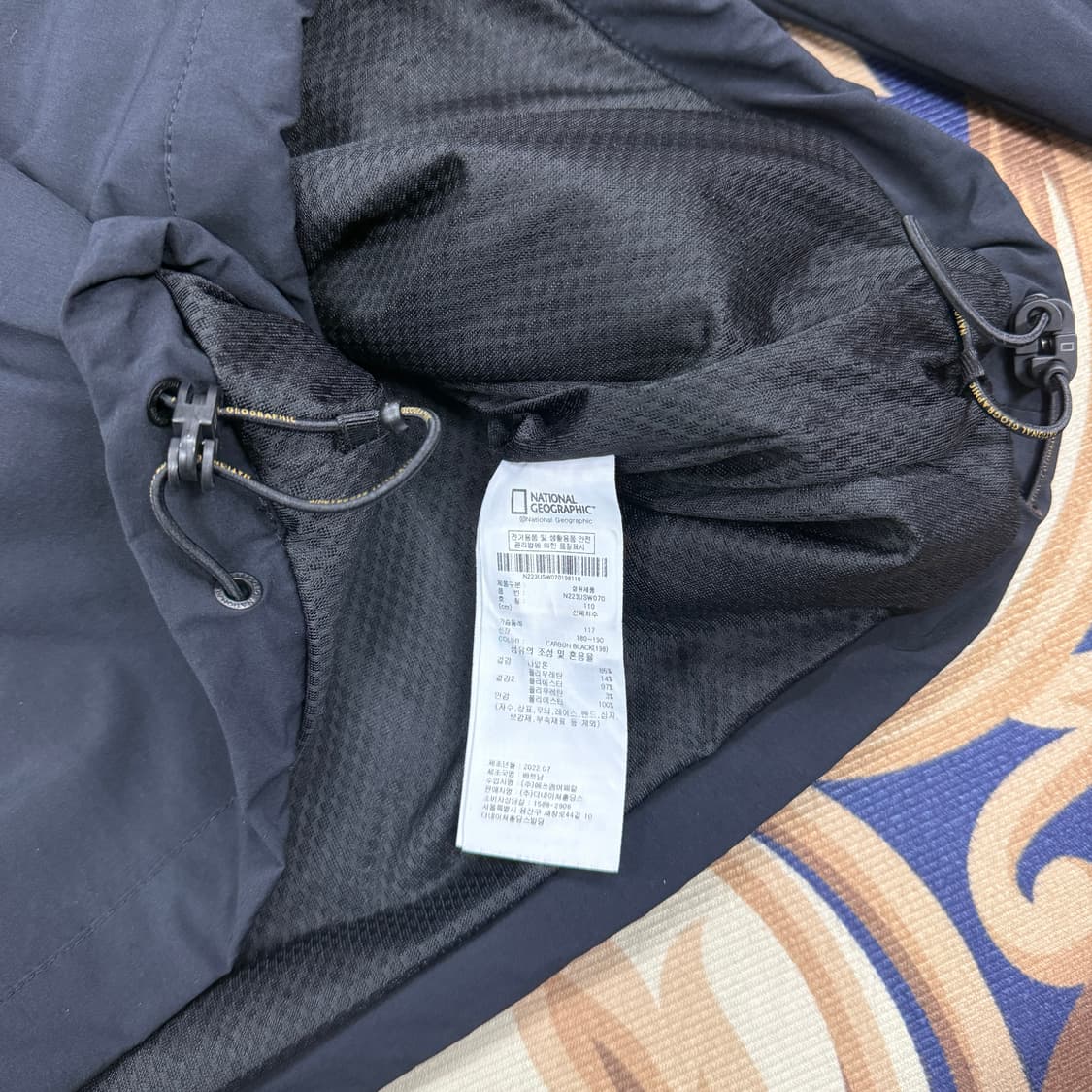 (XXL)내셔널 지오그래픽 웜업 맨투맨(블랙) 상품이미지3
