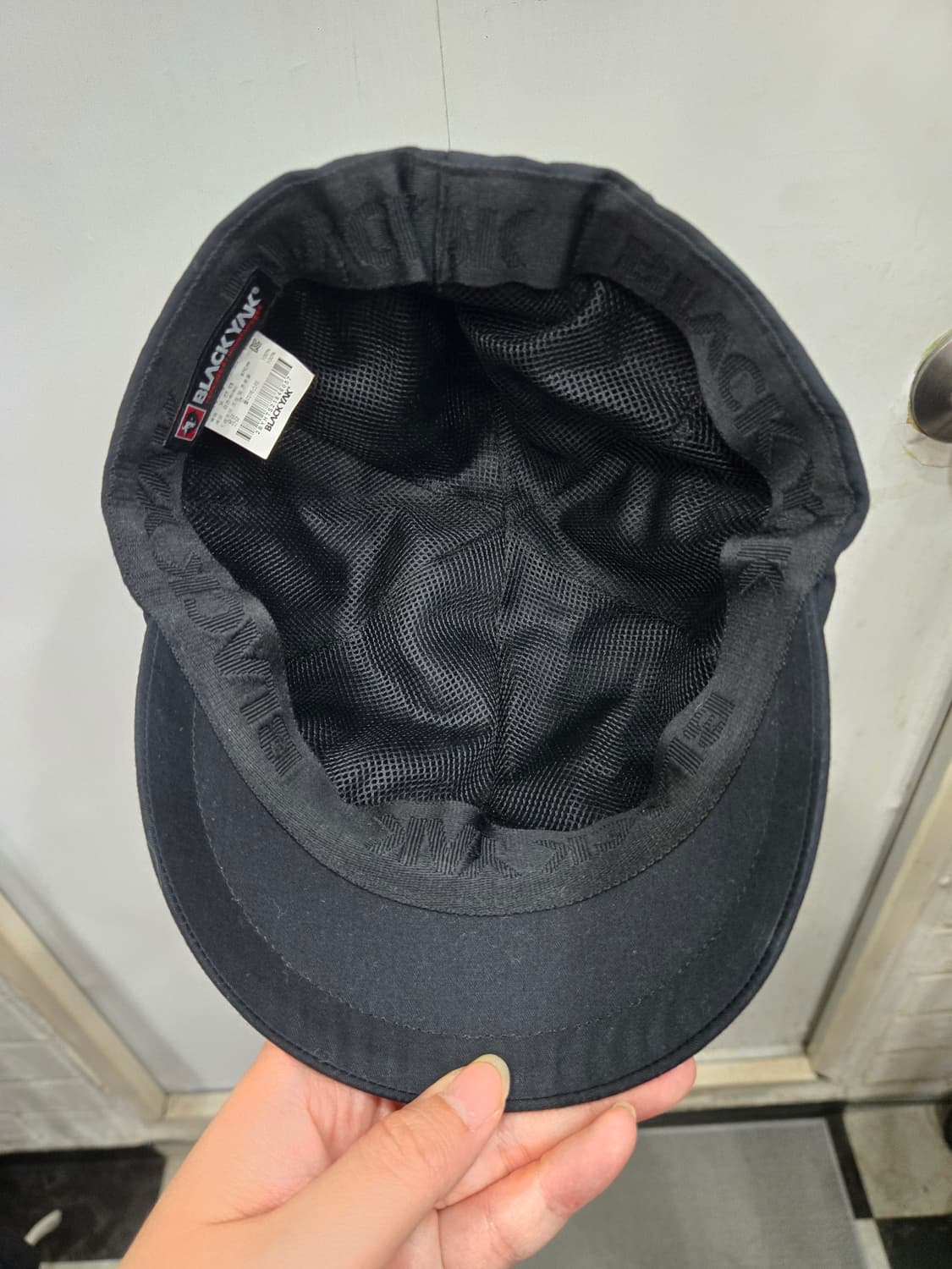 57사이즈)) BLACK YAK 블랙야크 볼캡 모자~ 짧은창 모자~ 상품이미지4