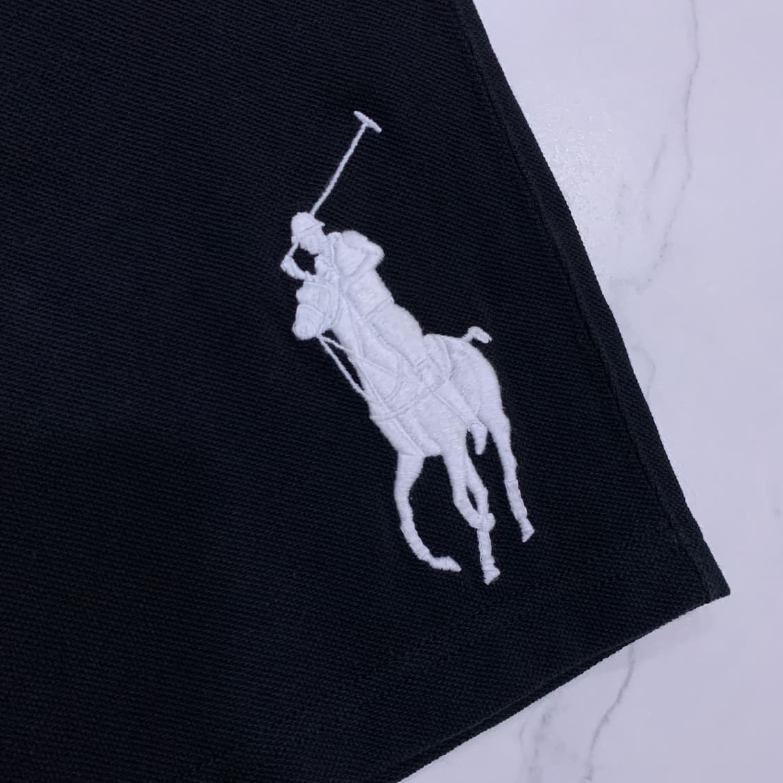 폴로 빅포니 블랙 쇼츠 (빅포니PK동일원단) 상품이미지3