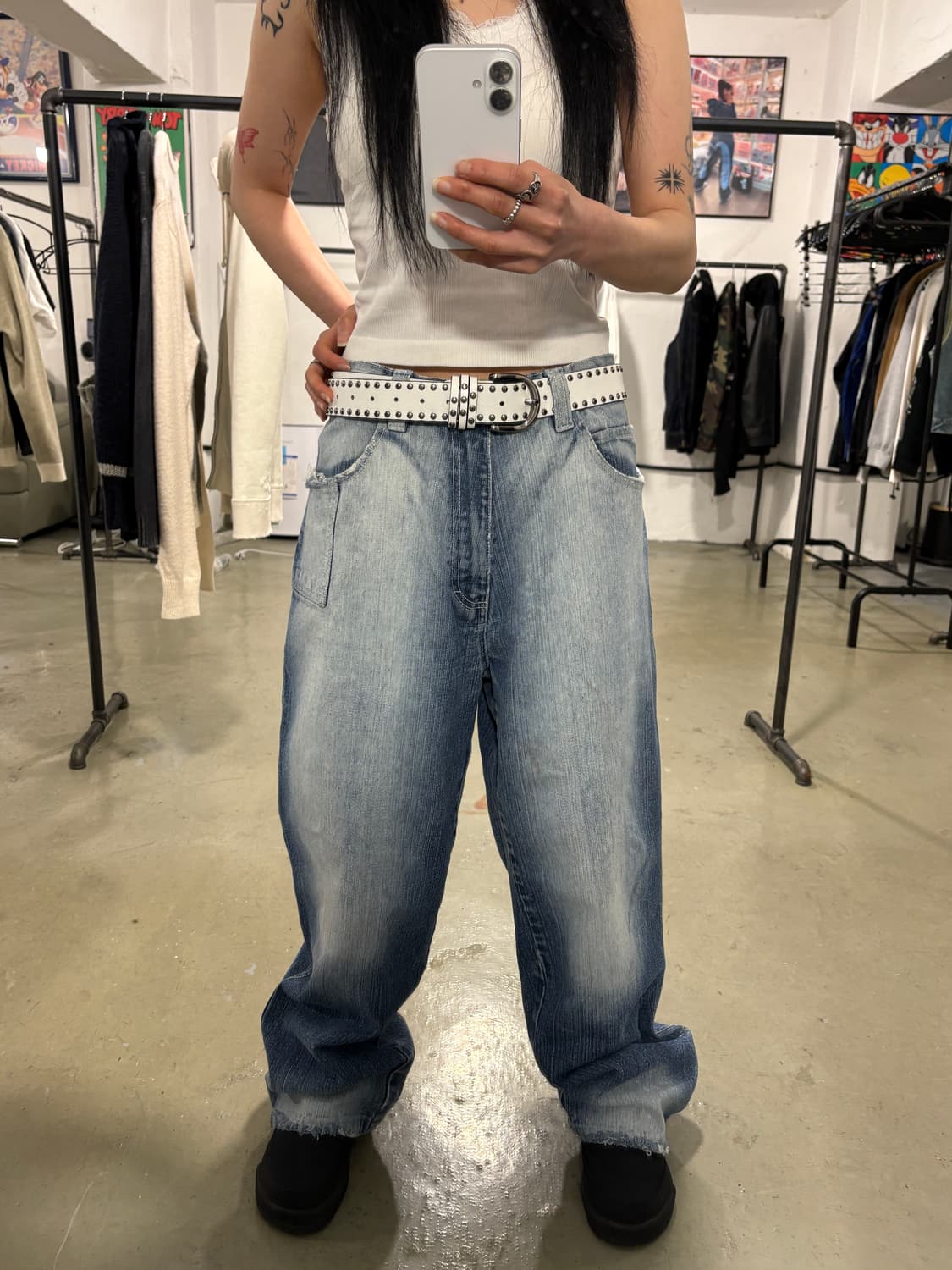 빈티지 데님팬츠 상품이미지3