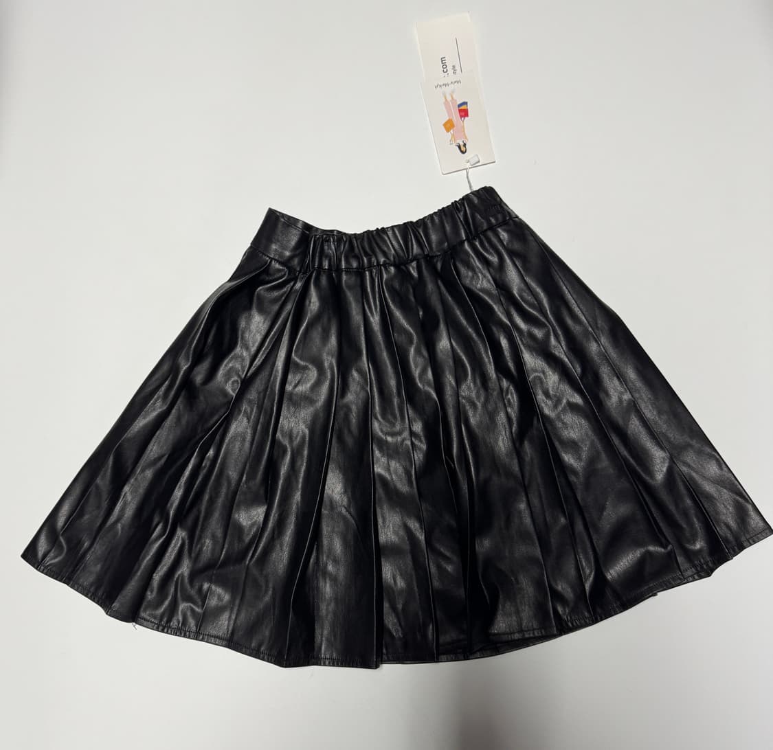 <새상품> 여성 마리마켓 페이크 레더 밴딩 스커트 23.6인치 상품이미지1