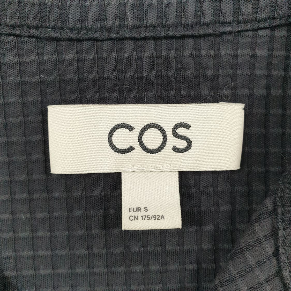 COS 남성 네이비 체크 셔츠 상품이미지2